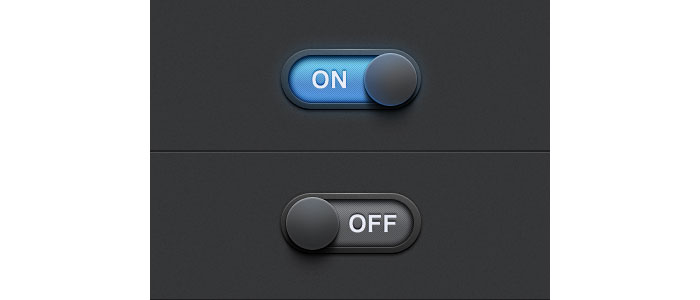 On/Off Settings Switch User interface Design Inspiration