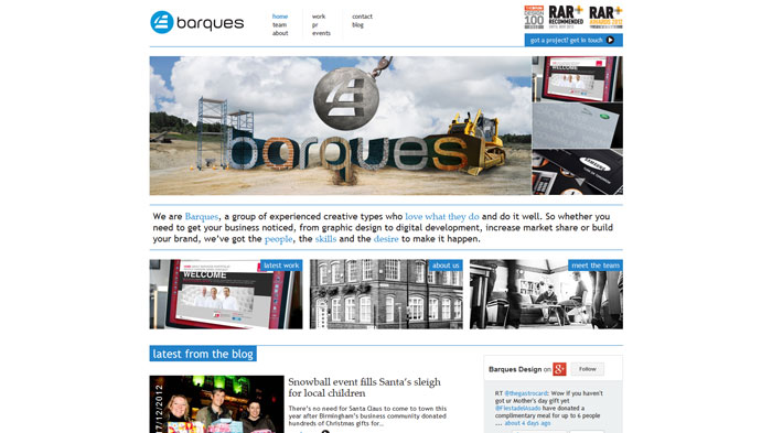 barques.co.uk UK Design Agency