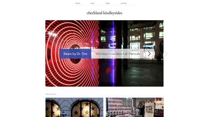 checklandkindleysides.com UK Design Agency