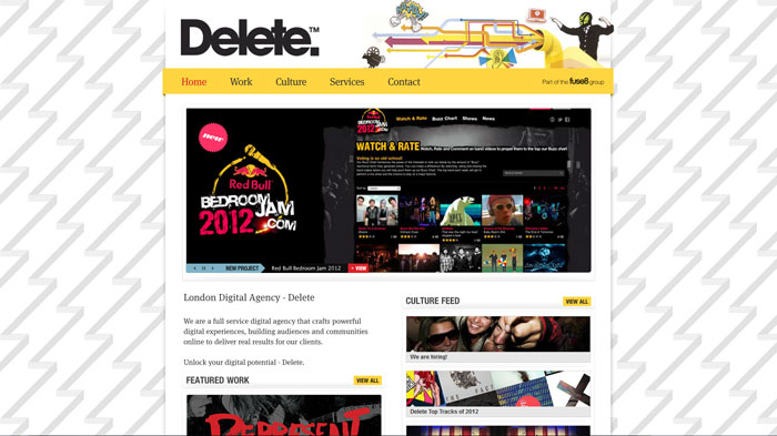 deletelondon.com UK Design Agency