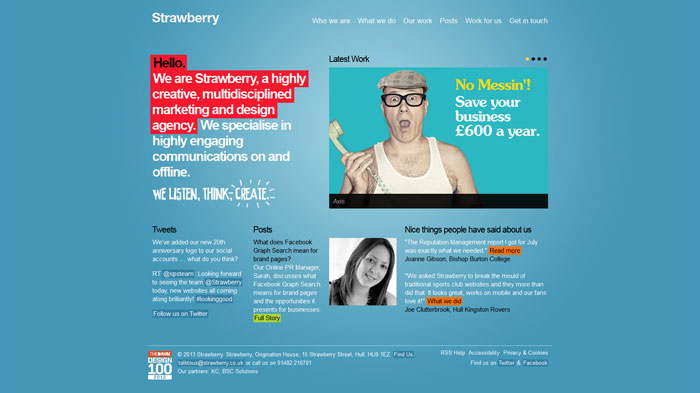 strawberry.co.uk UK Design Agency