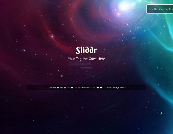 Sliddr Responsive Coming Soon Page Template Page