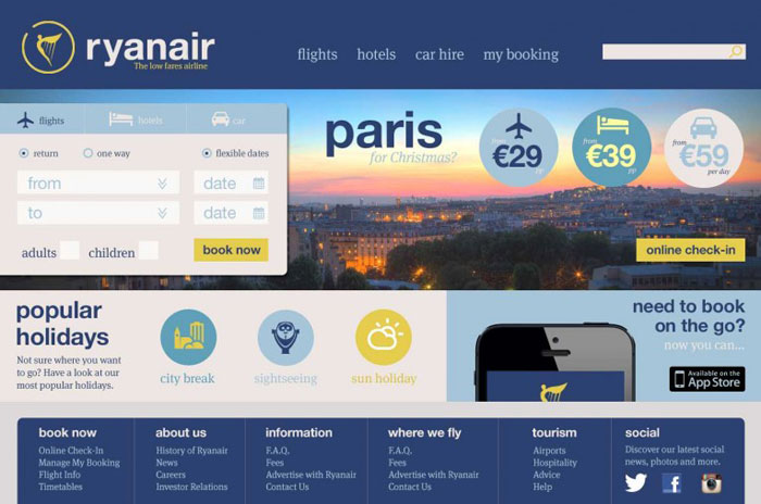 Ryanair 1 redesign