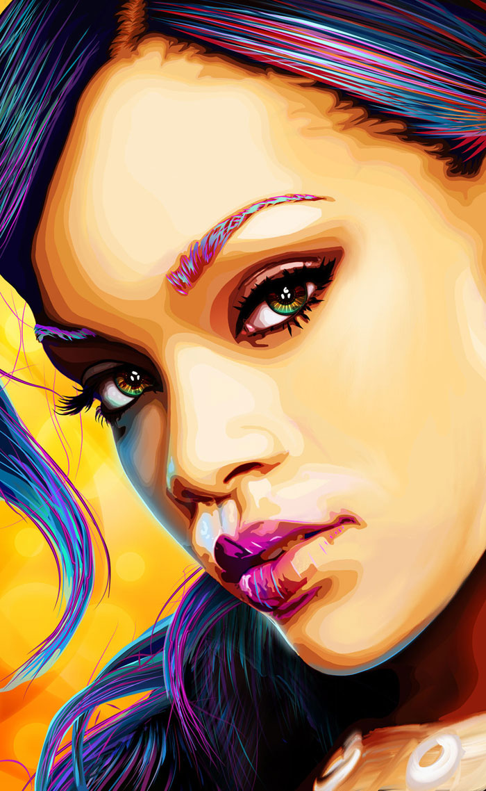 Rihanna Vector Portrait Design Artwork