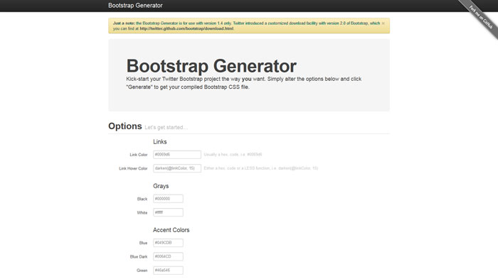 Bootstrap Generator