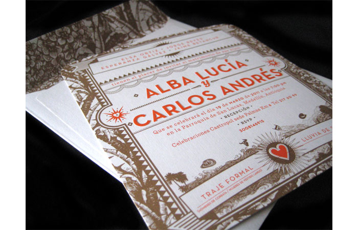 Alba y Carlos Wedding Invitation